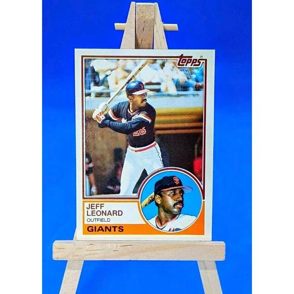 1983 Topps - Jeffrey Leonard #309 Giants EXMT Condition - Picture 1 of 2